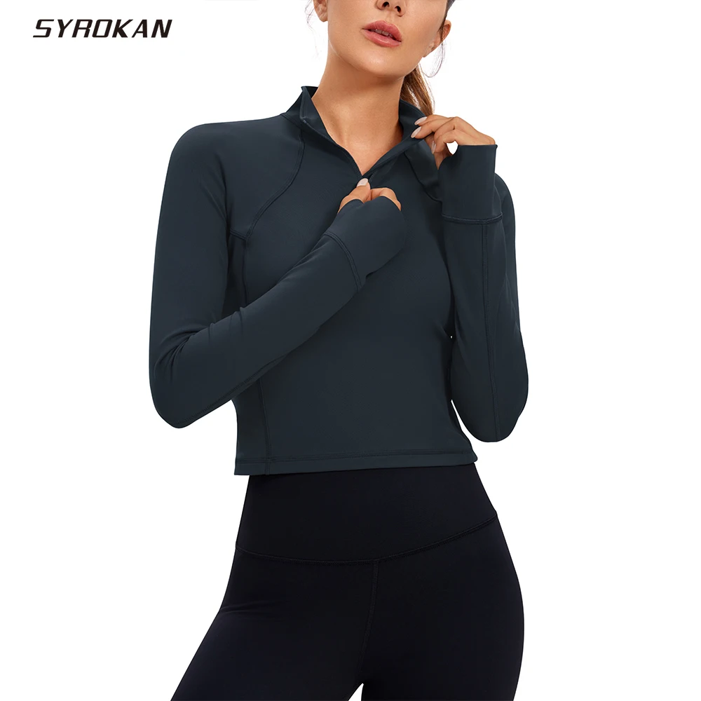 Women's Butterluxe Long Sleeve Workout Shirts Half Zip Pullover Sweatshirt Athletic Crop Top Collared Fall Shirt
Women's Butterluxe Long Sleeve Workout Shirts Half Zip Pullover Sweatshirt Athletic Crop Top Collared Fall Shirt