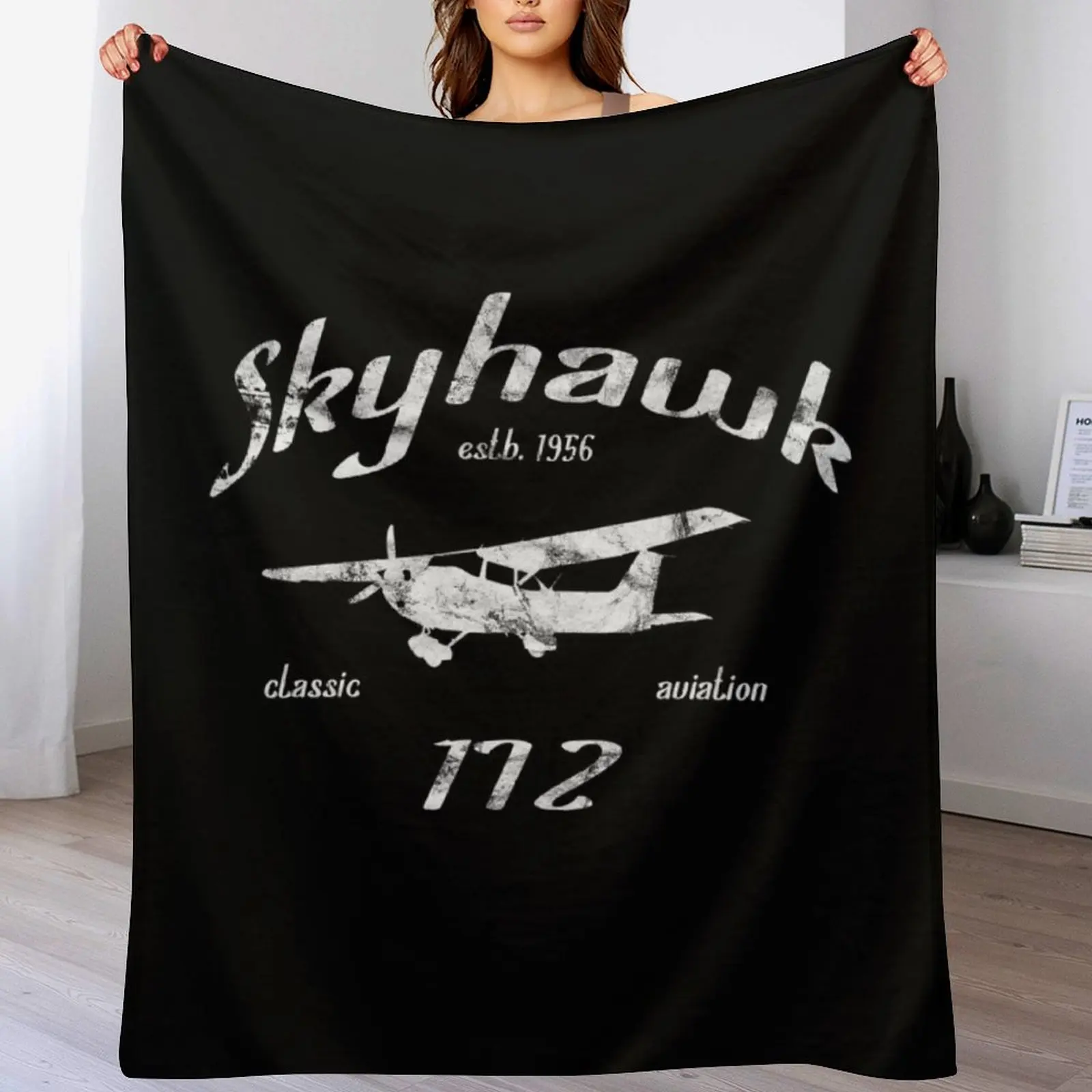 Cessna 172 Skyhawk Classic Vintage Design Throw Blanket Flannels Furrys Stuffeds Weighted Blankets
Cessna 172 Skyhawk Classic Vintage Design Throw Blanket Flannels Furrys Stuffeds Weighted Blankets