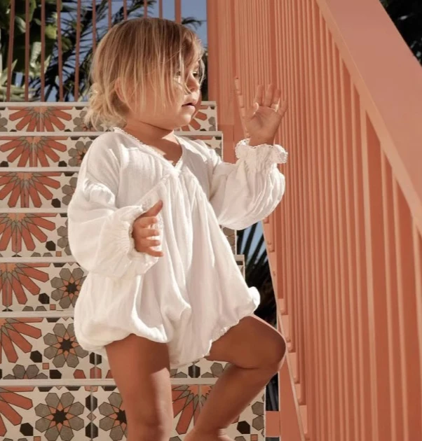 2025 Nordic Baby Spring and Autumn Cotton and Linen Hollow Out Backless V-neck Lace Jumpsuit Baby Clothes
2025 Nordic Baby Spring and Autumn Cotton and Linen Hollow Out Backless V-neck Lace Jumpsuit Baby Clothes