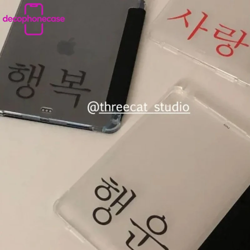 Korean Ins Lucky Love Hangul Design CASE FOR iPad pro 10/11-Inch 2020/6th/7th /8th /Air 3rd/Air 4th/9th gen/Air 5th Gen 2022/Air
Korean Ins Lucky Love Hangul Design CASE FOR iPad pro 10/11-Inch 2020/6th/7th /8th /Air 3rd/Air 4th/9th gen/Air 5th Gen 2022/Air