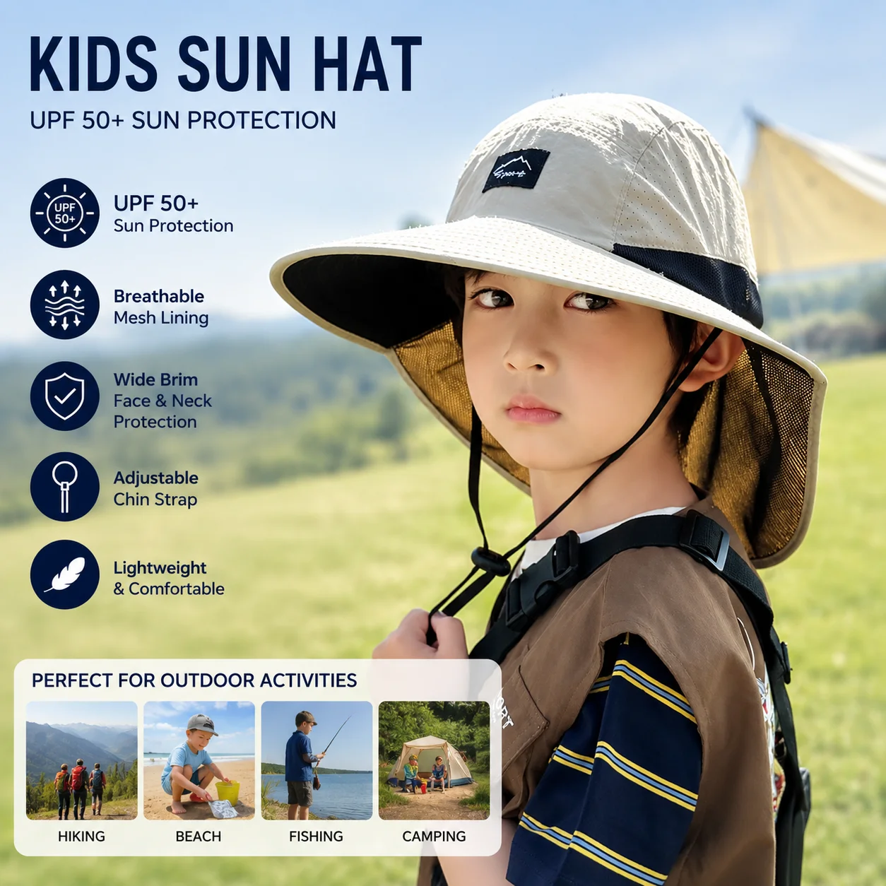 2026 new parent-child children's hat summer big brim shawl sunscreen hat outdoor travel fisherman hat big boy
2026 new parent-child children's hat summer big brim shawl sunscreen hat outdoor travel fisherman hat big boy