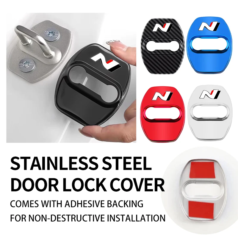 For Hyundai 4pcs Zinc Alloy Car Door Lock Buckle Cover Protective Covers GDi i10 I10 N Line Solaris Genesis Azera Santafe Equus
For Hyundai 4pcs Zinc Alloy Car Door Lock Buckle Cover Protective Covers GDi i10 I10 N Line Solaris Genesis Azera Santafe Equus