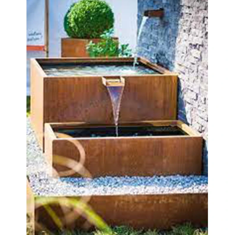 Vintage Style Chinese Garden Waterfall Metal Water Fountain Artificial Landscape Modern Water Feature Garden Decoration
Vintage Style Chinese Garden Waterfall Metal Water Fountain Artificial Landscape Modern Water Feature Garden Decoration