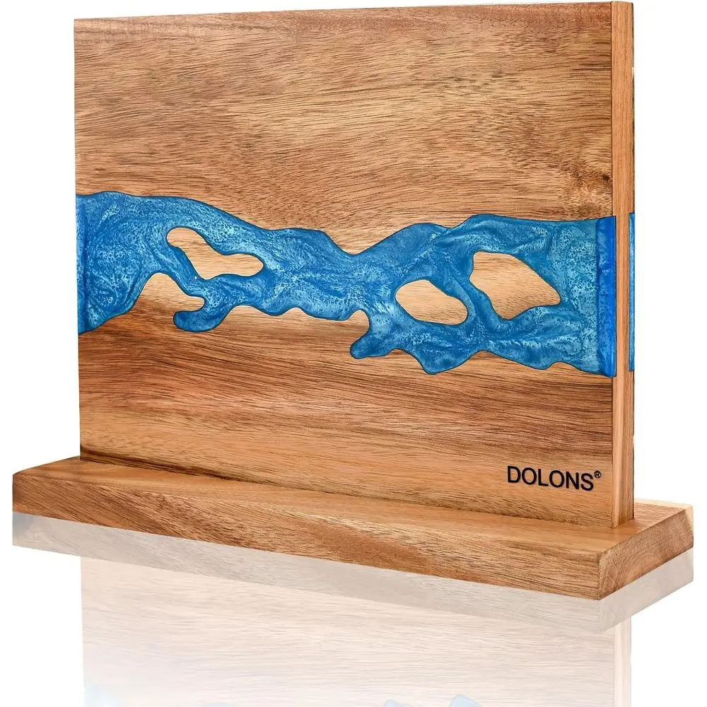 Magnetic Knife Block, Acacia Wood and Resin Kitchen Magnetic Knife Holder, Strong Magnet, Multifunctional Double Side Knife Stor
Magnetic Knife Block, Acacia Wood and Resin Kitchen Magnetic Knife Holder, Strong Magnet, Multifunctional Double Side Knife Stor