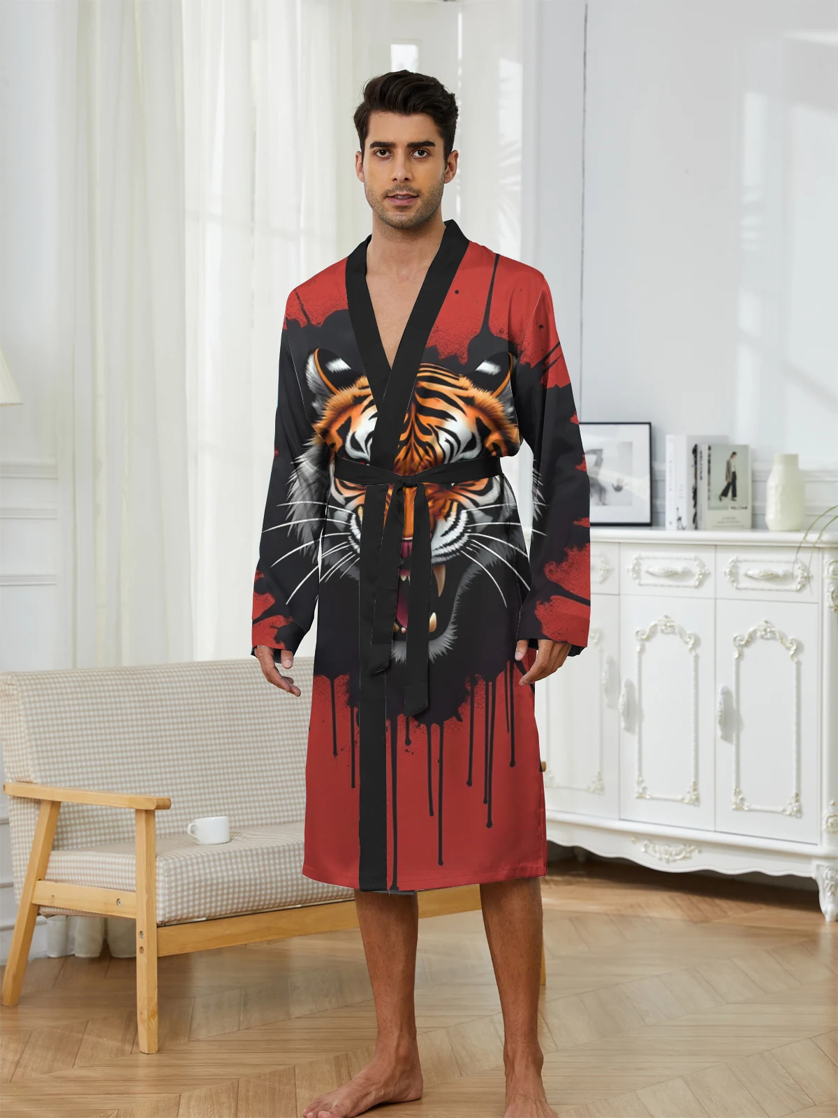 1pcs Men's Robes 2026 Spring/Summer dressing gown Graphic bath robe sleepwear Bathrobe man Breathable 3D Printed Men's bathrobe
1pcs Men's Robes 2026 Spring/Summer dressing gown Graphic bath robe sleepwear Bathrobe man Breathable 3D Printed Men's bathrobe