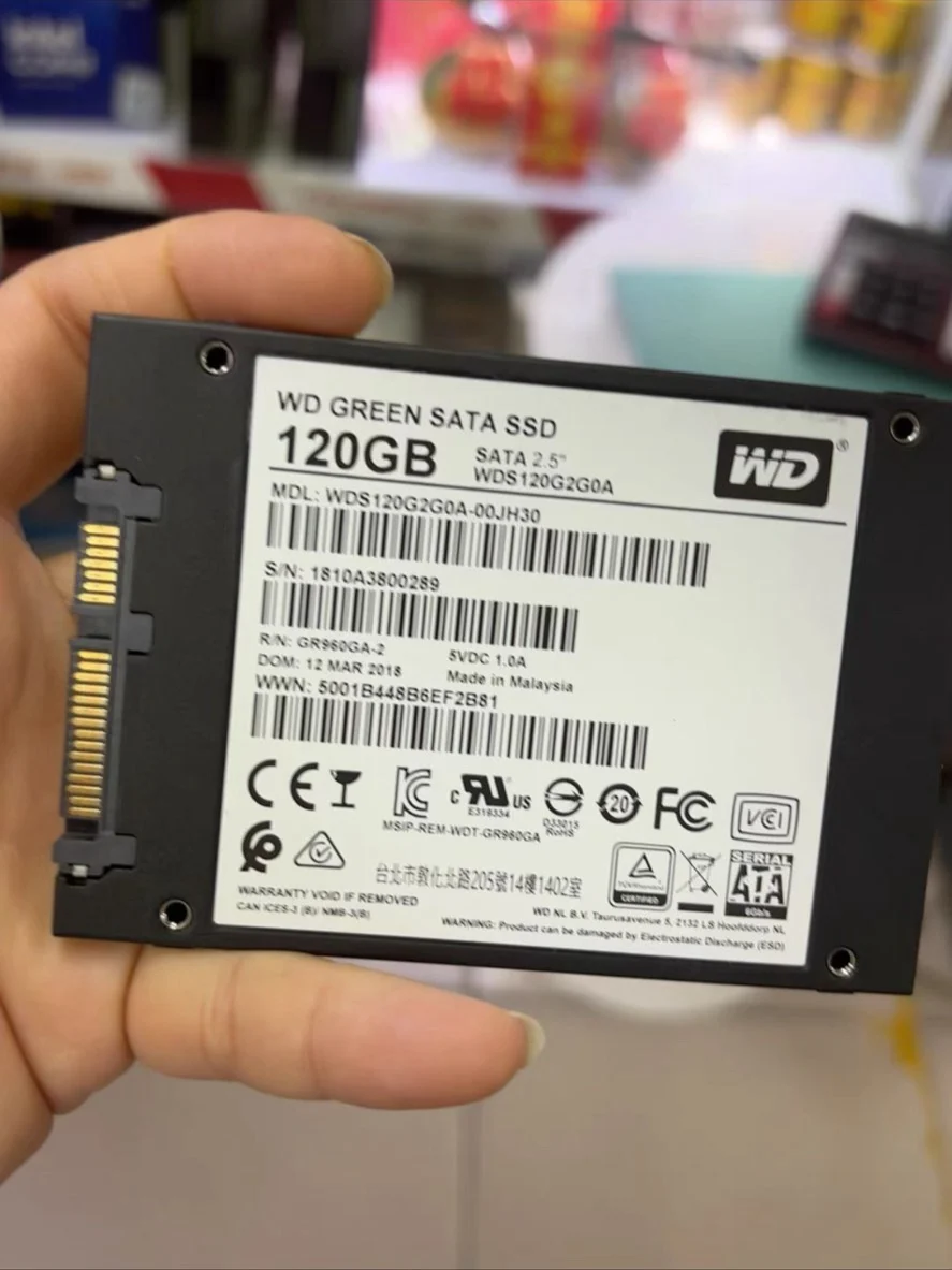 Твердотельный накопитель Western Digital 120G зеленого диска 2,5-дюймовый интерфейс SATA аксессуары для сервера нормального использования
Твердотельный накопитель Western Digital 120G зеленого диска 2,5-дюймовый интерфейс SATA аксессуары для сервера нормального использования