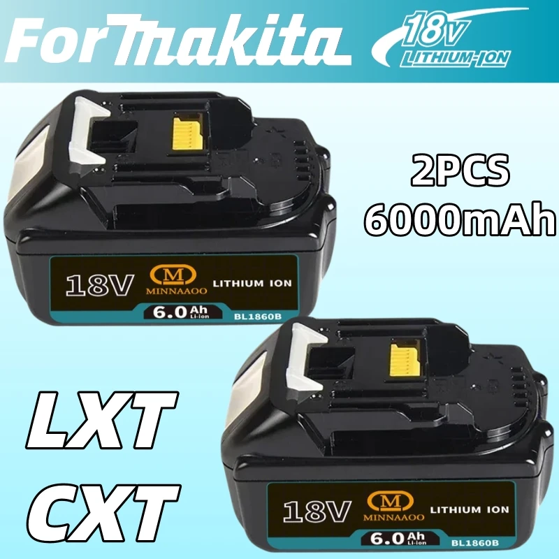 100% оригинал 18 В для аккумулятора Makita 18650, литий-ионная аккумуляторная батарея, сменная BL1850B BL1860B с зарядным устройством 18 В, 3 А
100% оригинал 18 В для аккумулятора Makita 18650, литий-ионная аккумуляторная батарея, сменная BL1850B BL1860B с зарядным устройством 18 В, 3 А
