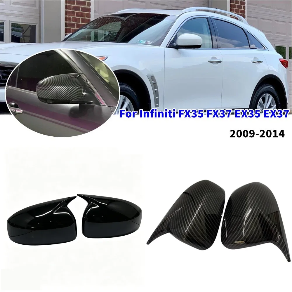 Fits For Infiniti FX35 FX37 EX35 EX37 2009-2014 Rearview Side Mirror Cover Wing Cap Exterior Case Trim Rear View Mirror Caps
Fits For Infiniti FX35 FX37 EX35 EX37 2009-2014 Rearview Side Mirror Cover Wing Cap Exterior Case Trim Rear View Mirror Caps