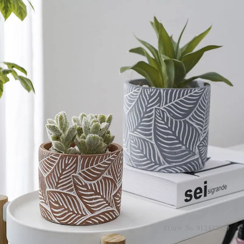 Creative European Style Cement Relief Leaf Planter, Minimalist Home, Living Room, Garden, Courtyard Decoration, Flower Pot, 1Pc
Creative European Style Cement Relief Leaf Planter, Minimalist Home, Living Room, Garden, Courtyard Decoration, Flower Pot, 1Pc