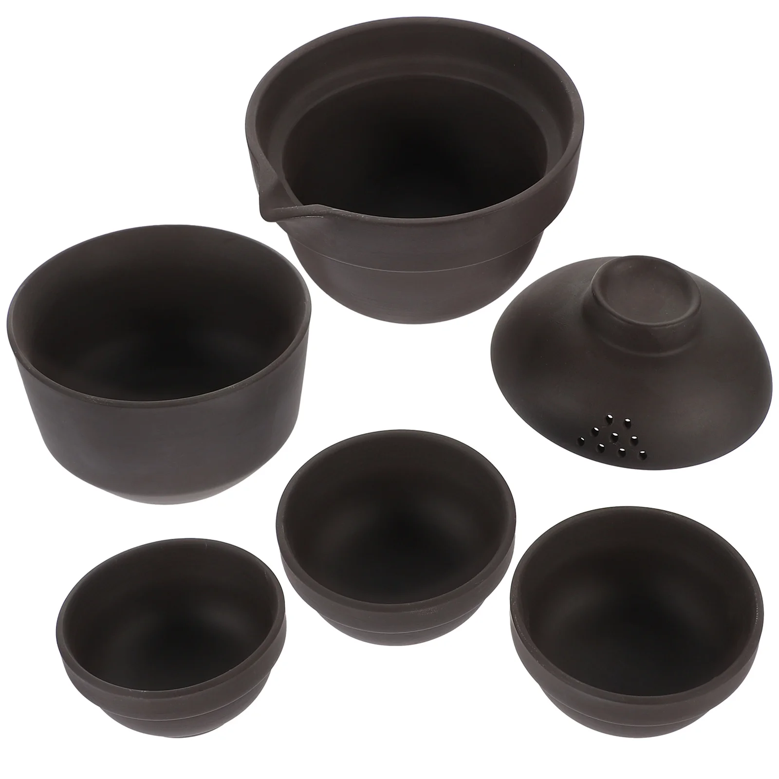 1Set Travel Friendly Purple Clay Tea Set Compact Design for Outdoor Use Includes Teapot 4 Cups Easy Carry for Tea Enthusiasts
1Set Travel Friendly Purple Clay Tea Set Compact Design for Outdoor Use Includes Teapot 4 Cups Easy Carry for Tea Enthusiasts