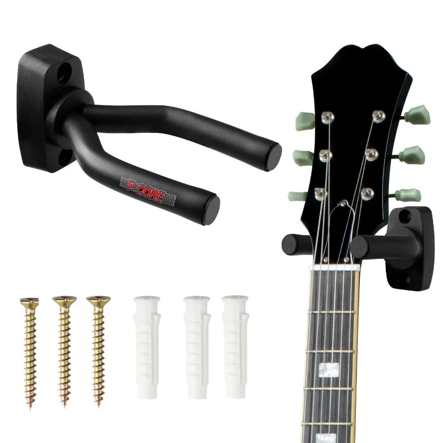 5 CORE Guitar Wall Mount Hanger Hook for Acoustic Classical Electric Bass Guitars GH IRON 2PCS
5 CORE Guitar Wall Mount Hanger Hook for Acoustic Classical Electric Bass Guitars GH IRON 2PCS