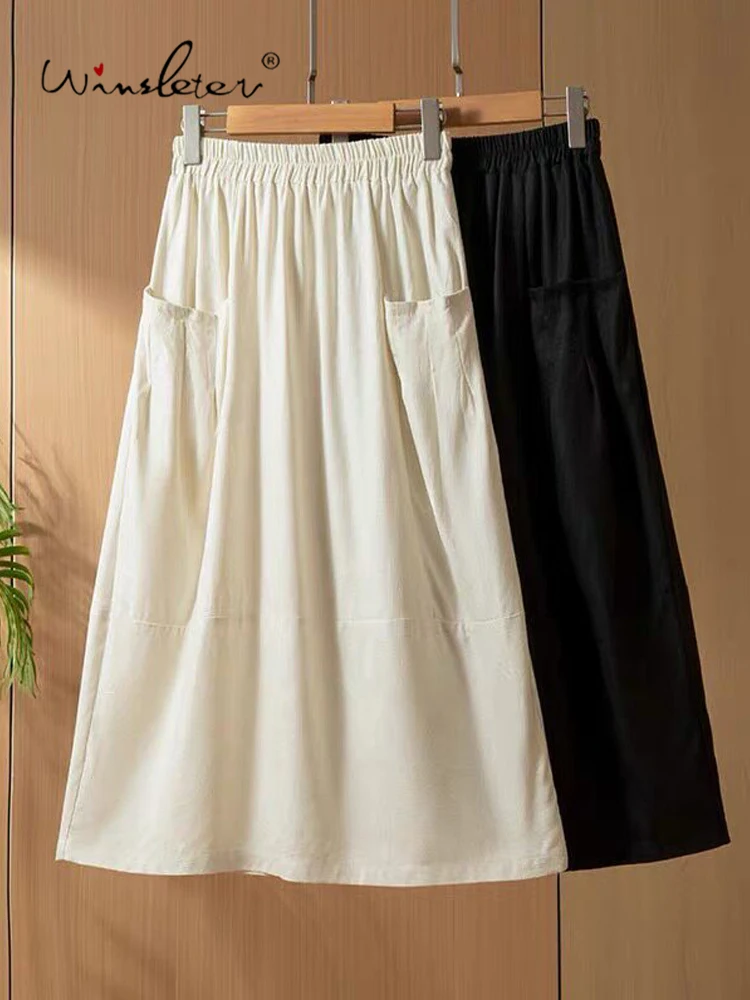 Winsleter-100%Spun Silk Elegant Skirts, Elastic Waist Pocker Patchwork, Women Vintage A-line Skirt, 2026 Summer New B67168CC
Winsleter-100%Spun Silk Elegant Skirts, Elastic Waist Pocker Patchwork, Women Vintage A-line Skirt, 2026 Summer New B67168CC