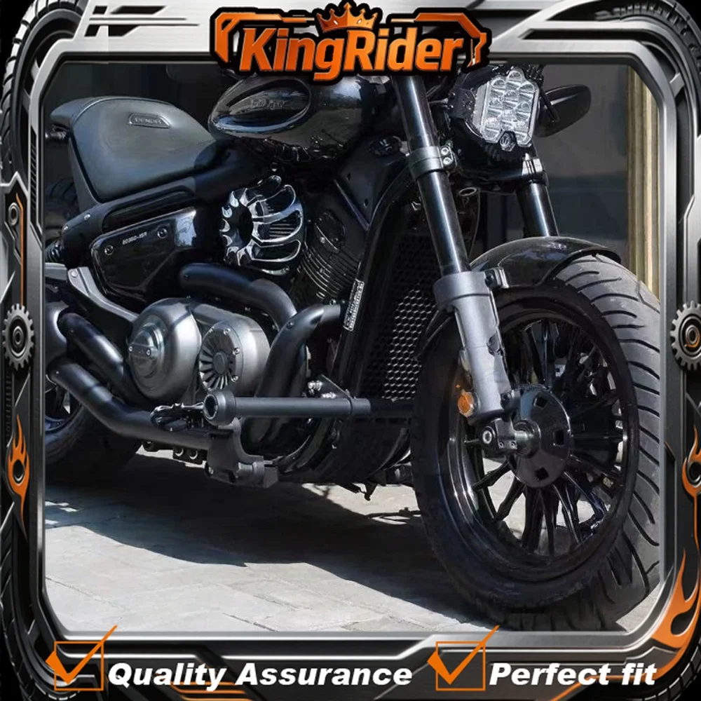 Stainless steel single-bar bumper for Benda motorcycles (Darkflag 500, Chinchilla 350/450, Napoleon bob 250/500)
Stainless steel single-bar bumper for Benda motorcycles (Darkflag 500, Chinchilla 350/450, Napoleon bob 250/500)