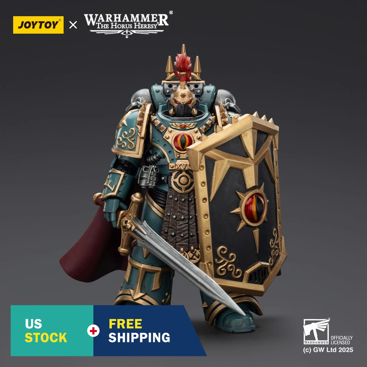 HIPLAY JOYTOY Sons of Horus: Фигурка Хоруса Аксиманда, Капитана 5-й компании, масштаб 1/18
HIPLAY JOYTOY Sons of Horus: Фигурка Хоруса Аксиманда, Капитана 5-й компании, масштаб 1/18