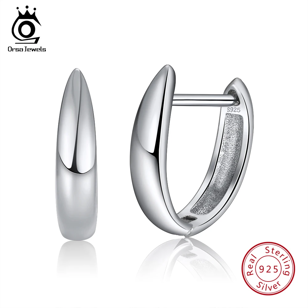 ORSA JEWELS Genuine 925 Sterling Silver Hoop Earrings Smooth Surface Hoop Ear Polishing 15mm Mini Earrings Rhodium Plated OSE76
ORSA JEWELS Genuine 925 Sterling Silver Hoop Earrings Smooth Surface Hoop Ear Polishing 15mm Mini Earrings Rhodium Plated OSE76