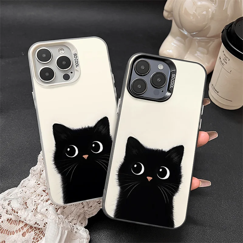 Cute cat theme phone case for iPhone 17 16 15 14 13 12 11 Pro/ Max/Plus shock-proof rear cover anti-fingerprint
Cute cat theme phone case for iPhone 17 16 15 14 13 12 11 Pro/ Max/Plus shock-proof rear cover anti-fingerprint