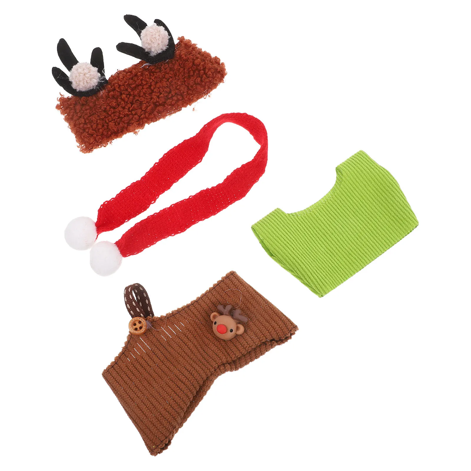 1 set Christmas Clothing Set Santa Outfit For Labubu 1 2 3 Holiday Dress-Up Costume With Hat Scarf Pants Knit Top Replacement
1 set Christmas Clothing Set Santa Outfit For Labubu 1 2 3 Holiday Dress-Up Costume With Hat Scarf Pants Knit Top Replacement