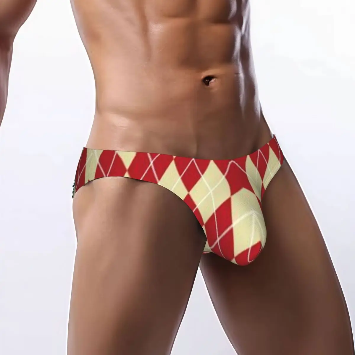 Men's Underwear Briefs Christmas Plaid Pattern Sexy Underpants Male Panties Bikini Underwear Ropa Pants
Men's Underwear Briefs Christmas Plaid Pattern Sexy Underpants Male Panties Bikini Underwear Ropa Pants