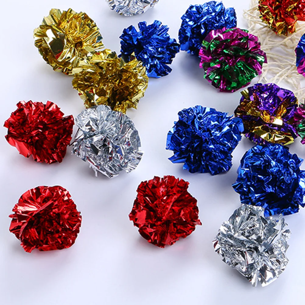 24pcs Crinkle Balls Cat Interactive Balls For Cats Kitten Exercise Set To Prevent Scratching Furniture Calm Pets
24pcs Crinkle Balls Cat Interactive Balls For Cats Kitten Exercise Set To Prevent Scratching Furniture Calm Pets