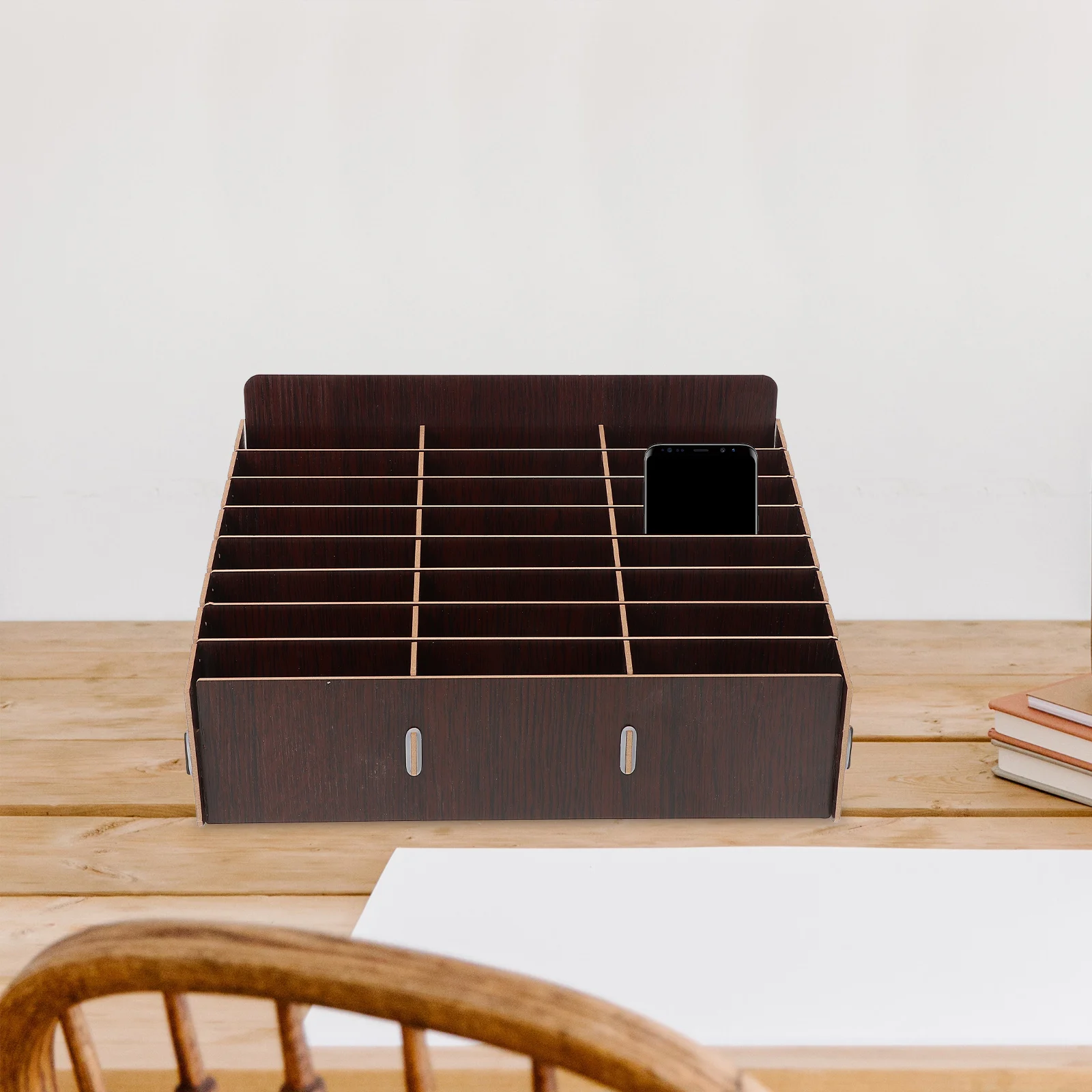 Wooden Multi Grid Phone Storage Box Cell Holder Classroom Compact Desktop ganizer Color Large Capacity
Wooden Multi Grid Phone Storage Box Cell Holder Classroom Compact Desktop ganizer Color Large Capacity