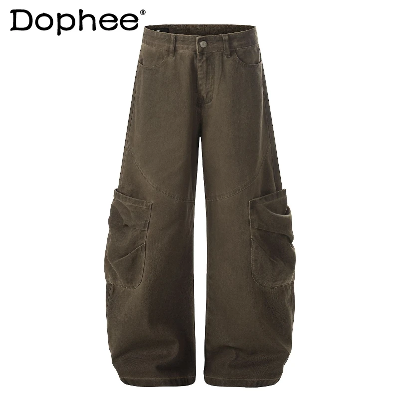 High Street Men Women 2026 Spring New High-End Chic Pants Multi-Pocket Design Trousers Men's Loose Comfort Curved Tooling Pants
High Street Men Women 2026 Spring New High-End Chic Pants Multi-Pocket Design Trousers Men's Loose Comfort Curved Tooling Pants