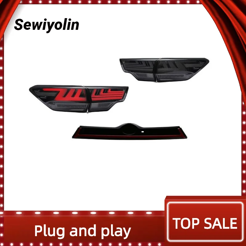 For Toyota Highlander (Not For LE) 2014-2019 Car Accessories LED Tail Lights Rear Lamps Smoked Plug And Play 12V DRL Signal
For Toyota Highlander (Not For LE) 2014-2019 Car Accessories LED Tail Lights Rear Lamps Smoked Plug And Play 12V DRL Signal