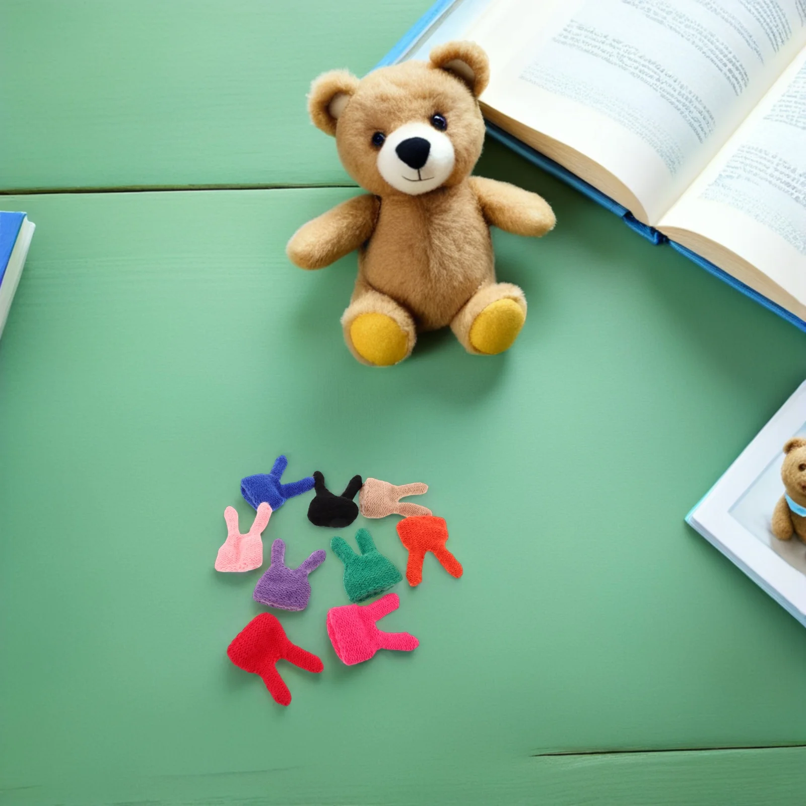 9 шт. мини-шапка с кроличьими ушками, уникальный вязаный стиль ручной работы, модная крошечная шапка для творческих игр, праздничный набор украшений
9 шт. мини-шапка с кроличьими ушками, уникальный вязаный стиль ручной работы, модная крошечная шапка для творческих игр, праздничный набор украшений