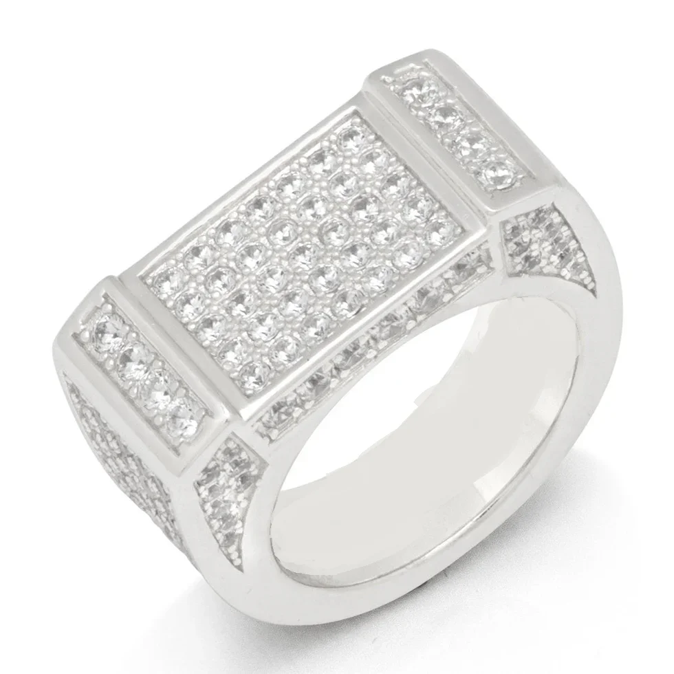 Deluxe Rectangular Diamond Tester Check Silica Ring Full Ice Out D VVS Diamond Set Full Ice Out Rectangular Ring
Deluxe Rectangular Diamond Tester Check Silica Ring Full Ice Out D VVS Diamond Set Full Ice Out Rectangular Ring