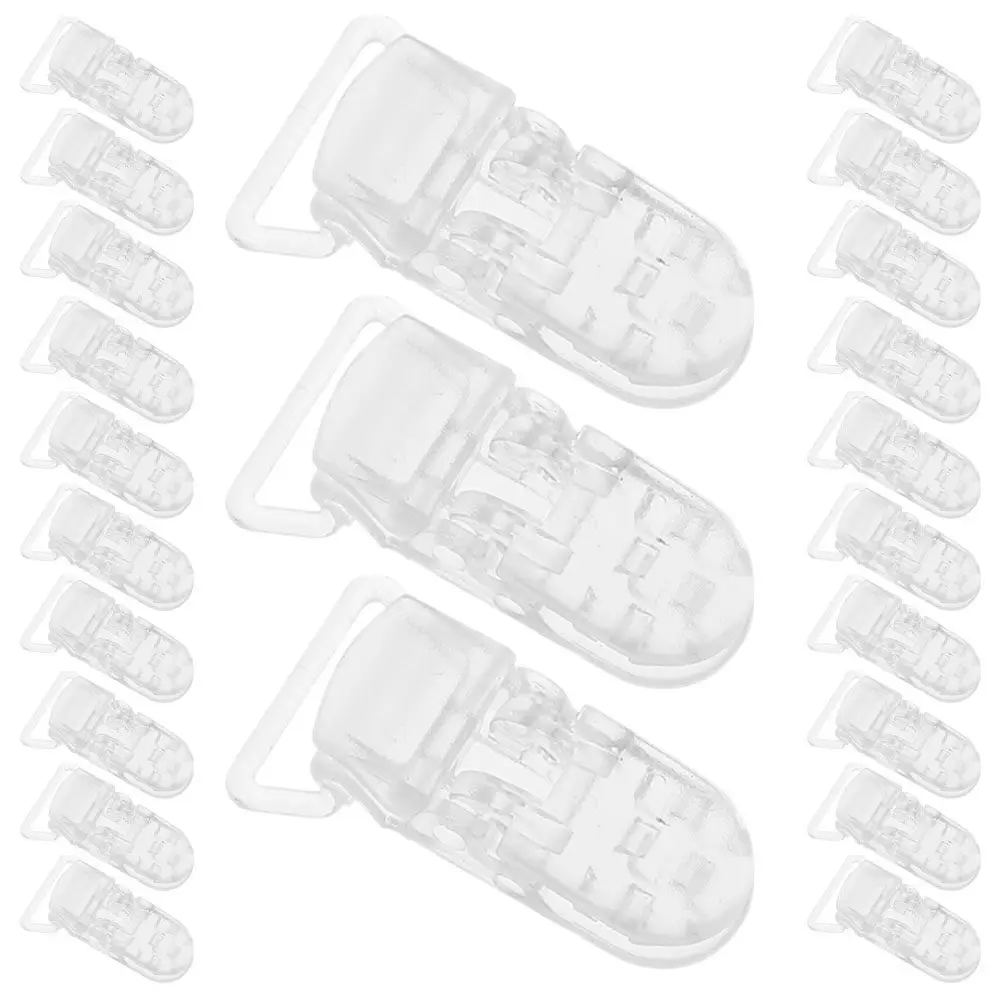 50Pcs Baby Pacifier Clips Plastic Suspender Clips Secure Holder for Infant Bib Blankets Anti Drop Pacifier Leash Holder
50Pcs Baby Pacifier Clips Plastic Suspender Clips Secure Holder for Infant Bib Blankets Anti Drop Pacifier Leash Holder