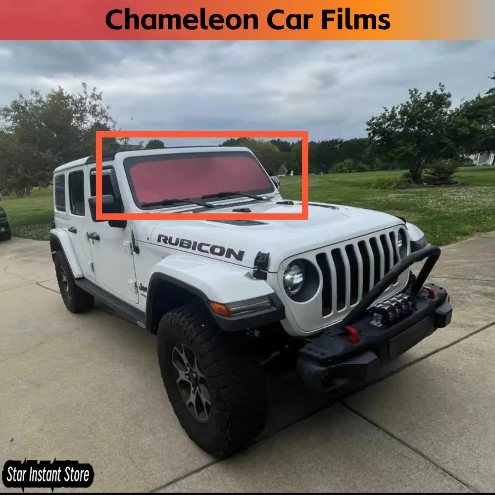Rose Red Chameleon Window Tint Film 85% VLT 2025 New, Auto Glass Solar Protection, UV Proof Sun Block 1.52x30m 5x100ft Roll
Rose Red Chameleon Window Tint Film 85% VLT 2025 New, Auto Glass Solar Protection, UV Proof Sun Block 1.52x30m 5x100ft Roll