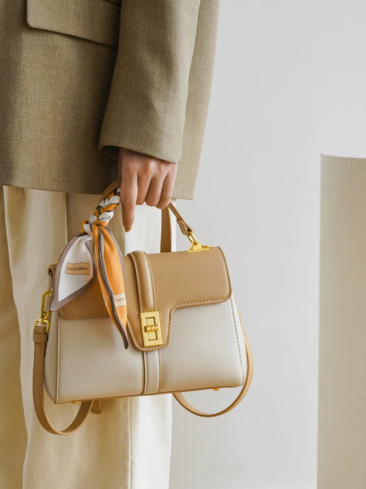 Fashionable Soft Leather Crossbody Bag Women's Handbag Commuter Single Shoulder Bag Urban Simple Style Compact Square Bag
Fashionable Soft Leather Crossbody Bag Women's Handbag Commuter Single Shoulder Bag Urban Simple Style Compact Square Bag