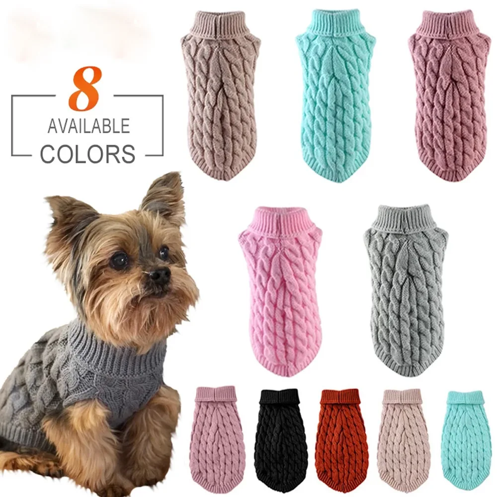 Dog Winter Clothes Knitted Pet Clothes For Small Medium Dogs Chihuahua Puppy Pet Sweater Yorkshire Pure Dog Sweater 강아지 옷
Dog Winter Clothes Knitted Pet Clothes For Small Medium Dogs Chihuahua Puppy Pet Sweater Yorkshire Pure Dog Sweater 강아지 옷