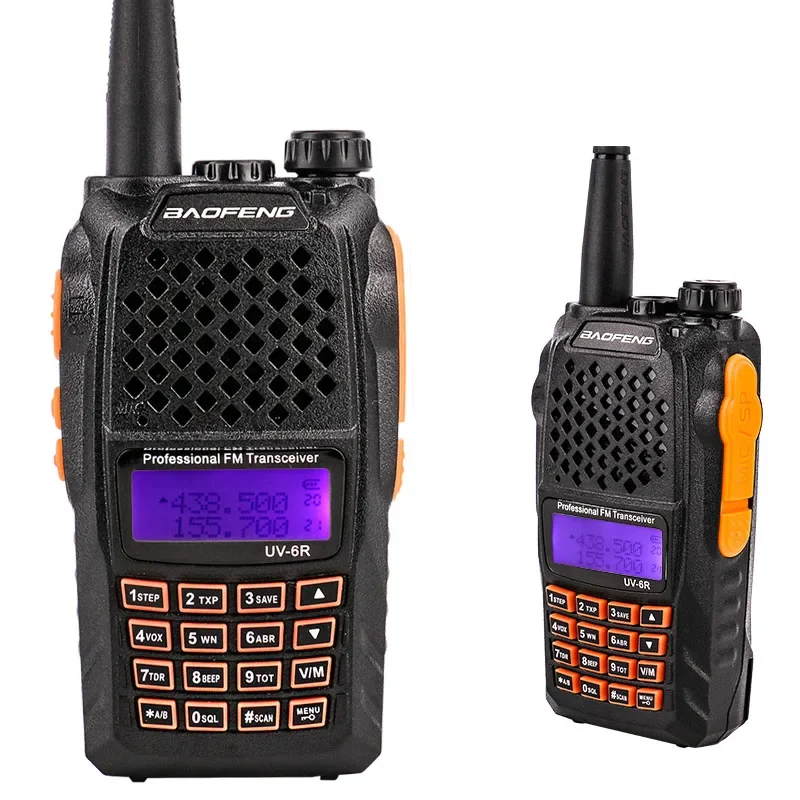Портативная рация Baofeng UV-6R Professional 2-Way Walkie Talkie, 136-174 МГц и 400-520 МГц для SDR HF Transceiver Ham Radio
Портативная рация Baofeng UV-6R Professional 2-Way Walkie Talkie, 136-174 МГц и 400-520 МГц для SDR HF Transceiver Ham Radio