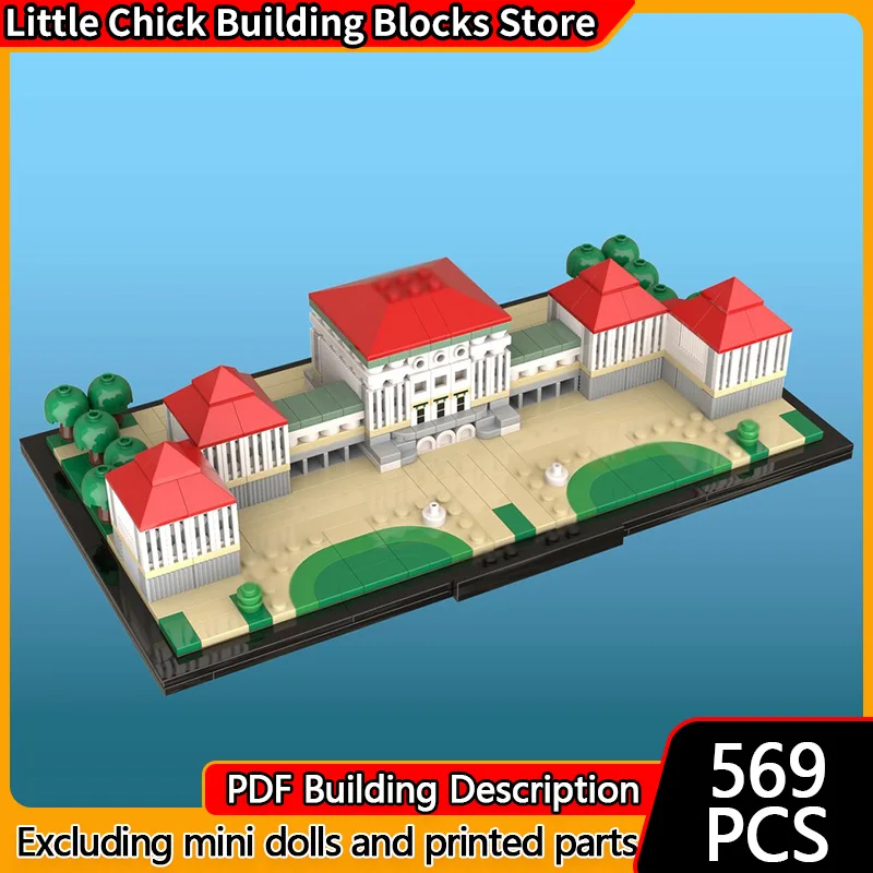 Городская модель с видом на улицу, MOC, строительные кирпичи, дворцо Нимфенобурга, модульная технология, детские праздничные подарки, сборные игрушки, костюм
Городская модель с видом на улицу, MOC, строительные кирпичи, дворцо Нимфенобурга, модульная технология, детские праздничные подарки, сборные игрушки, костюм