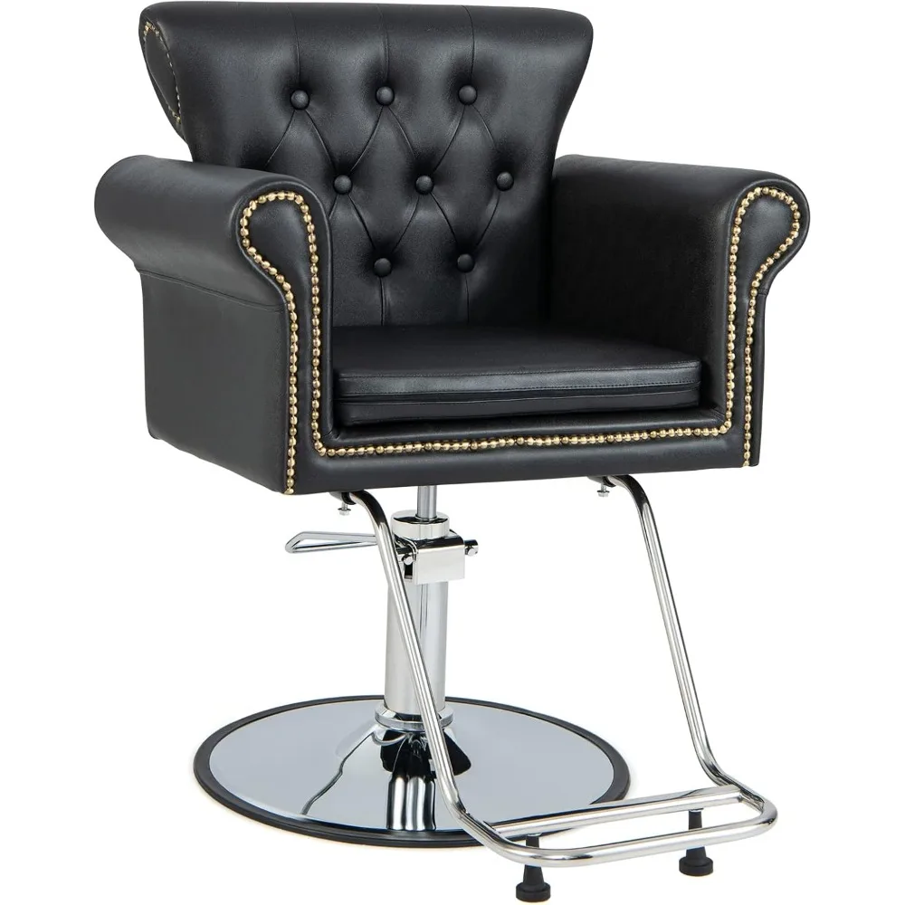 S Кресло для салона AFSTAR, сверхпрочное гидравлическое парикмахерское кресло, регулируемая по высоте, 360° ° Вращение, кресло для укладки волос из кожи ПВХ, ретро
S Кресло для салона AFSTAR, сверхпрочное гидравлическое парикмахерское кресло, регулируемая по высоте, 360° ° Вращение, кресло для укладки волос из кожи ПВХ, ретро