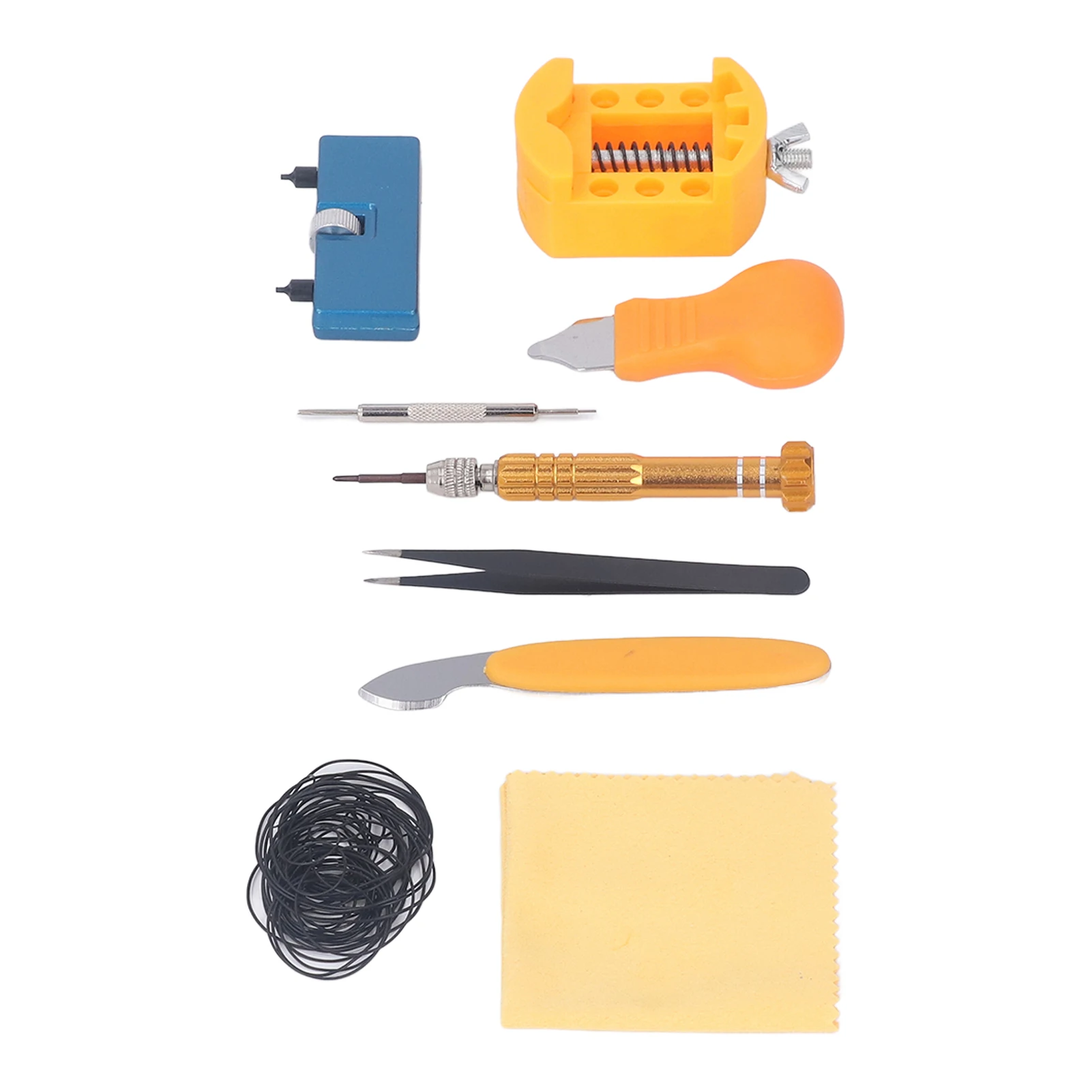 Комплект для замены батареи часов со сменным инструментом и открывателем задней крышки для ремонта и обслуживания 
Комплект для замены батареи часов со сменным инструментом и открывателем задней крышки для ремонта и обслуживания