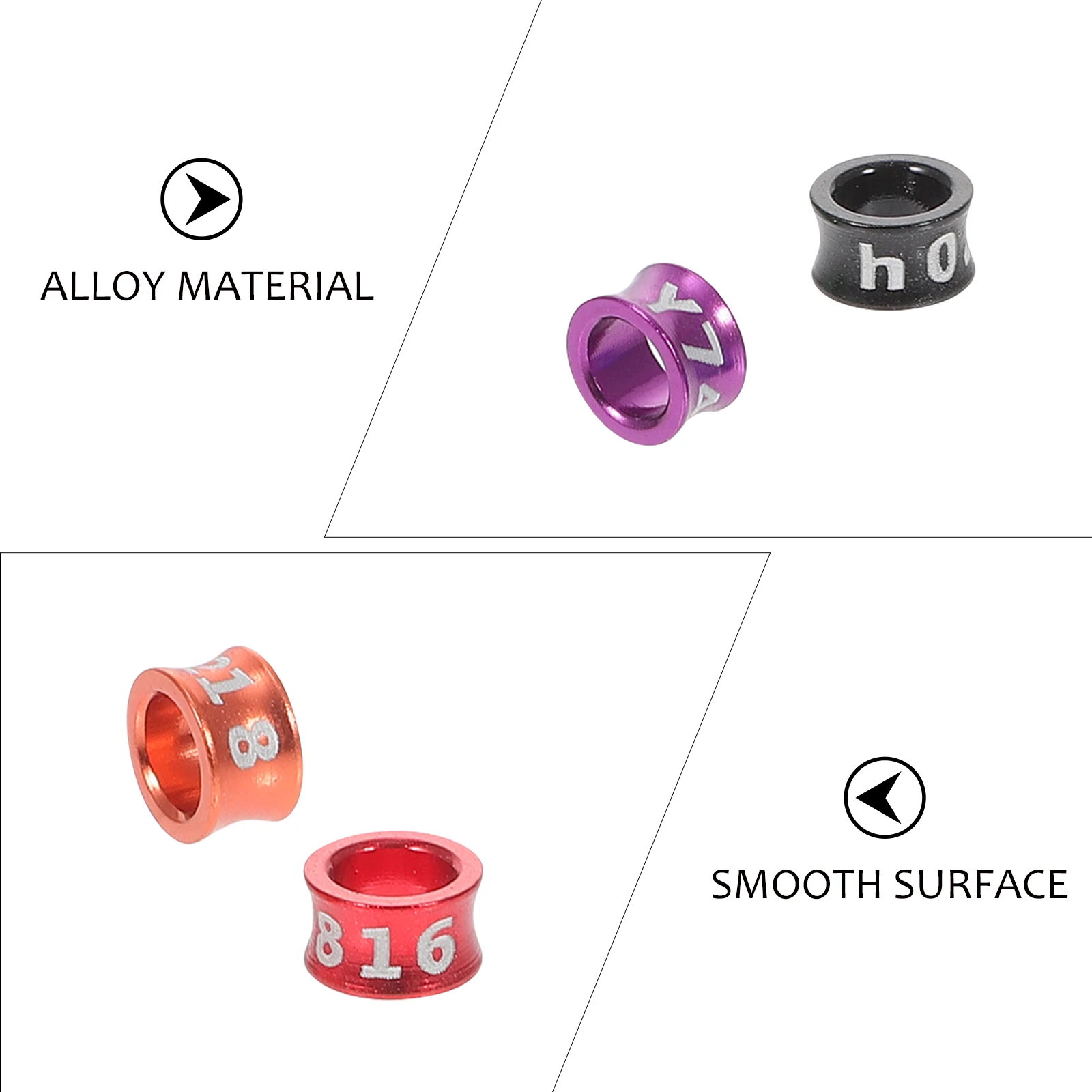 50 Pcs Bird Leg Band Closed-mouthed Ring Foot Poultry Pigeon Number Carrier Rings
50 Pcs Bird Leg Band Closed-mouthed Ring Foot Poultry Pigeon Number Carrier Rings