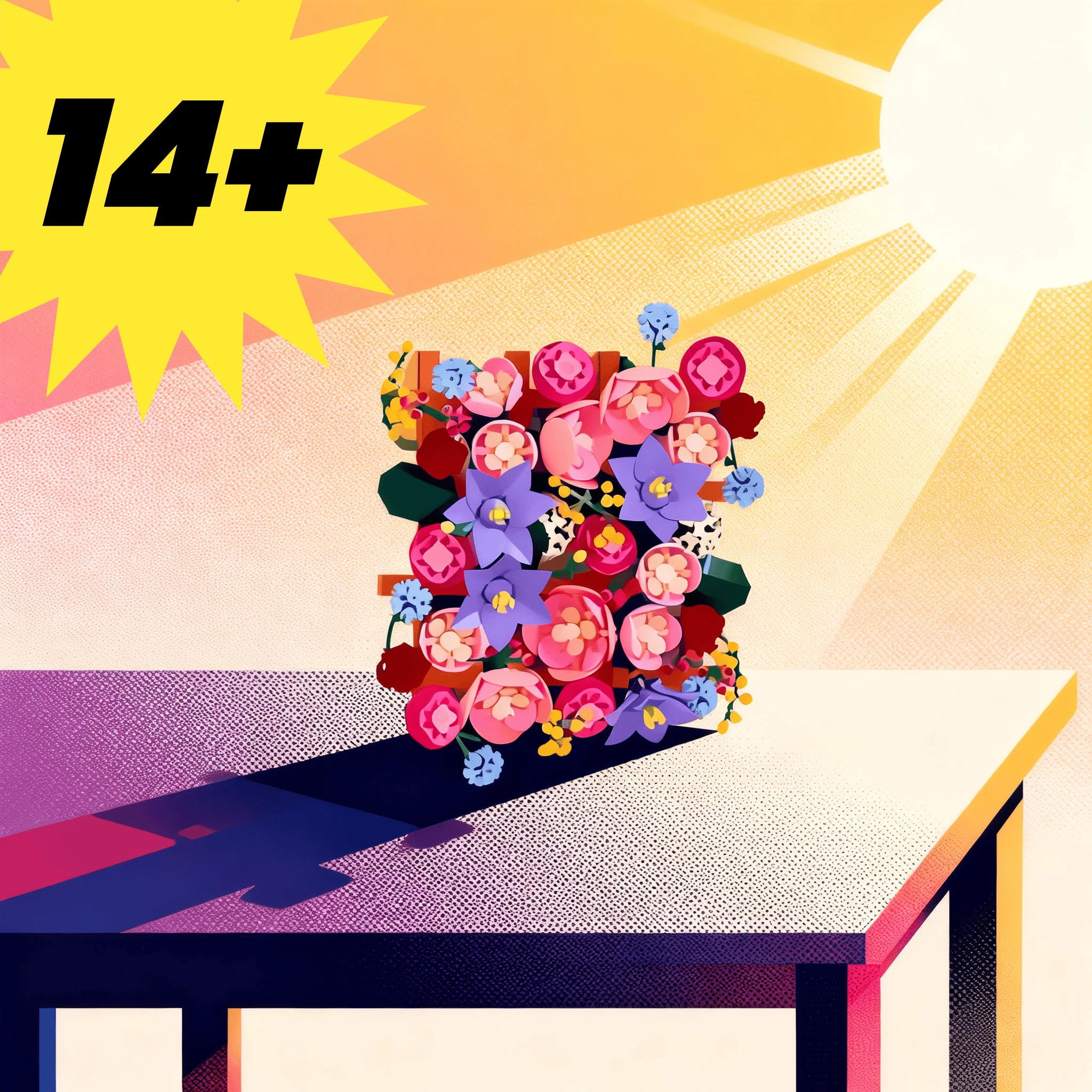 2026 new MOC creative home decoration romantic 879 particles color flower building brick model brick adult gift
2026 new MOC creative home decoration romantic 879 particles color flower building brick model brick adult gift