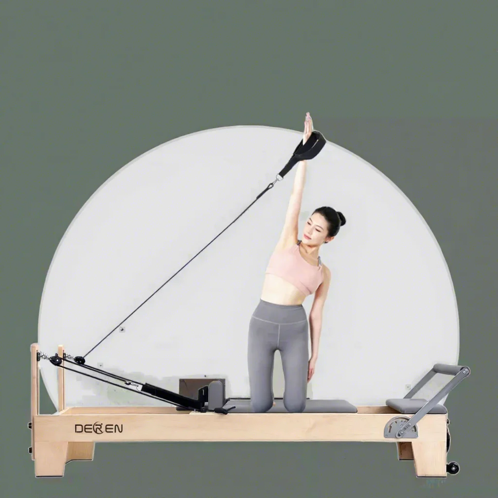 Customized High Quality Fitness Equipment Pilates Reformer Wood Oak Core Bed for Yoga Studio for Sale
Customized High Quality Fitness Equipment Pilates Reformer Wood Oak Core Bed for Yoga Studio for Sale