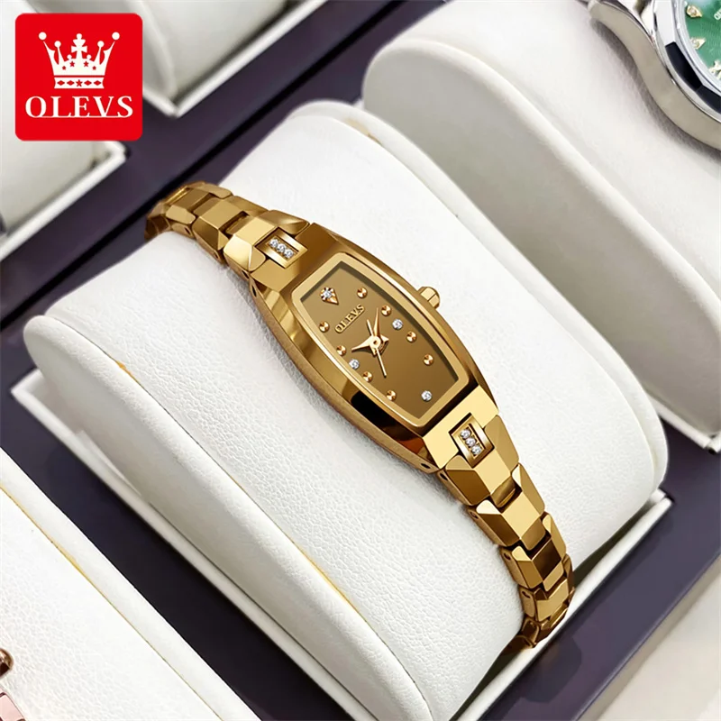 OLEVS Women Quartz Watch Vintage Small Dial Diamond Inlaid Ladies Wristwatch Waterproof Luxury Metal Bracelet Female Gift Watch
OLEVS Women Quartz Watch Vintage Small Dial Diamond Inlaid Ladies Wristwatch Waterproof Luxury Metal Bracelet Female Gift Watch