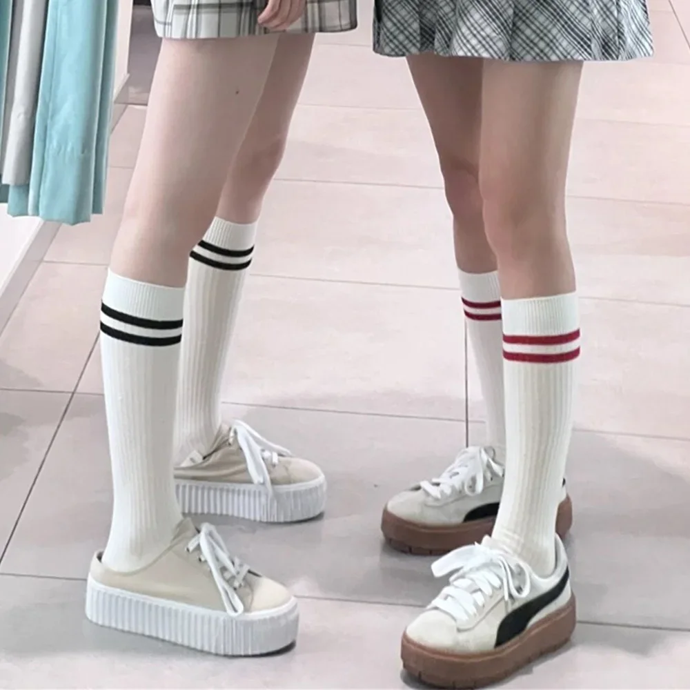 Women Striped Cotton Long Socks Japanese JK Black White Knee High Stockings Students Girls Solid Color Long Tube Leg Warm Socks
Women Striped Cotton Long Socks Japanese JK Black White Knee High Stockings Students Girls Solid Color Long Tube Leg Warm Socks