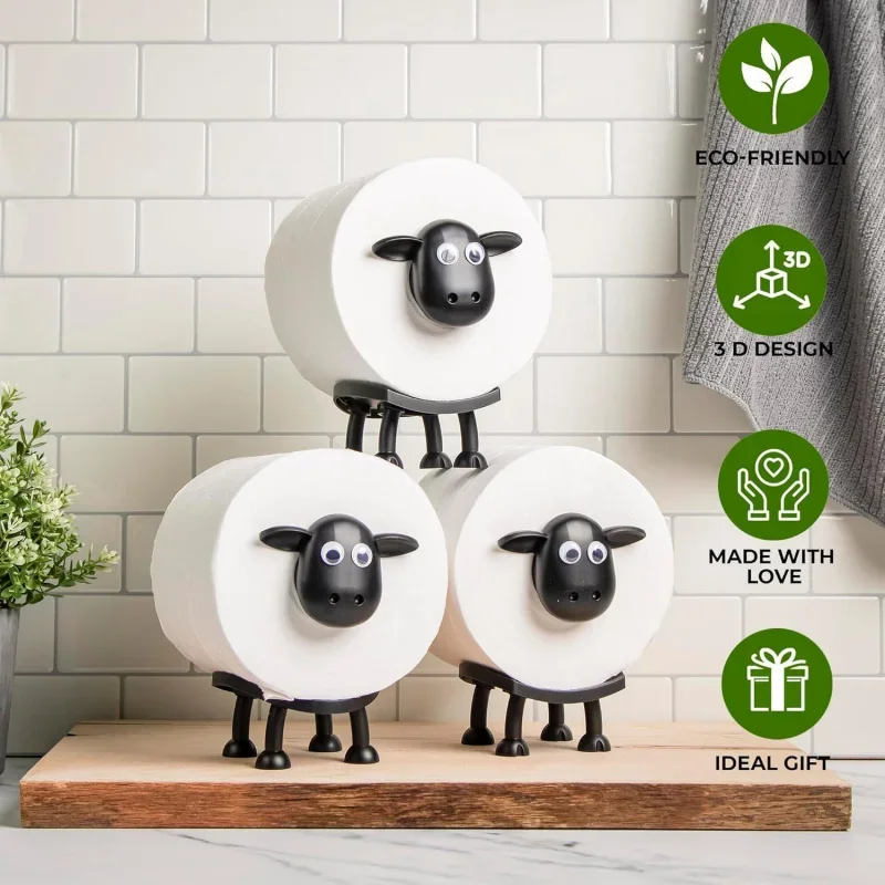 Tissue Holder,Toilet Bedroom Living Room and Kitchen Available,Interesting Sheep Toilet Paper Holder Roll Paper Ho
Tissue Holder,Toilet Bedroom Living Room and Kitchen Available,Interesting Sheep Toilet Paper Holder Roll Paper Ho