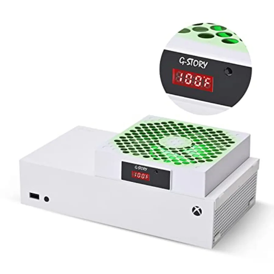 Cooling Fan for Xbox Series S with Automatic Fan Speed Adjustable by Temperature LED Display High Performance Cooling Low Noise
Cooling Fan for Xbox Series S with Automatic Fan Speed Adjustable by Temperature LED Display High Performance Cooling Low Noise