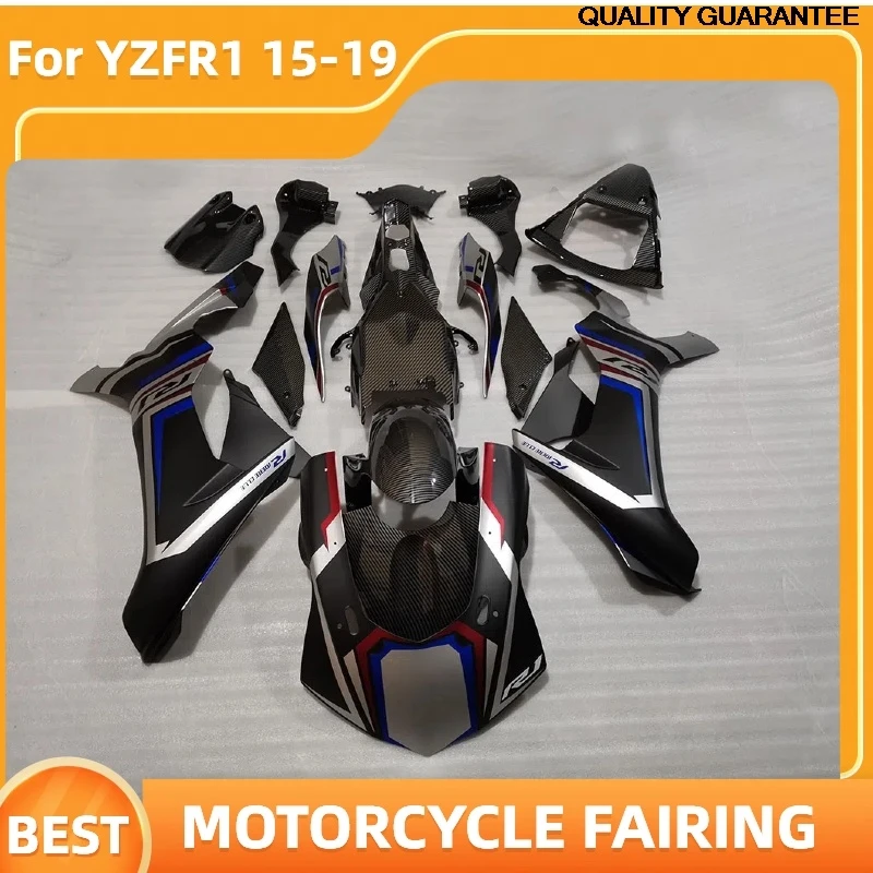 Racing Fairings For YAMAHA 2015 2016 2017 2018 2019 YZFR1 YZF R1 15 19 100% Fit Motorcycle Bodykit Parts Black 
Racing Fairings For YAMAHA 2015 2016 2017 2018 2019 YZFR1 YZF R1 15 19 100% Fit Motorcycle Bodykit Parts Black
