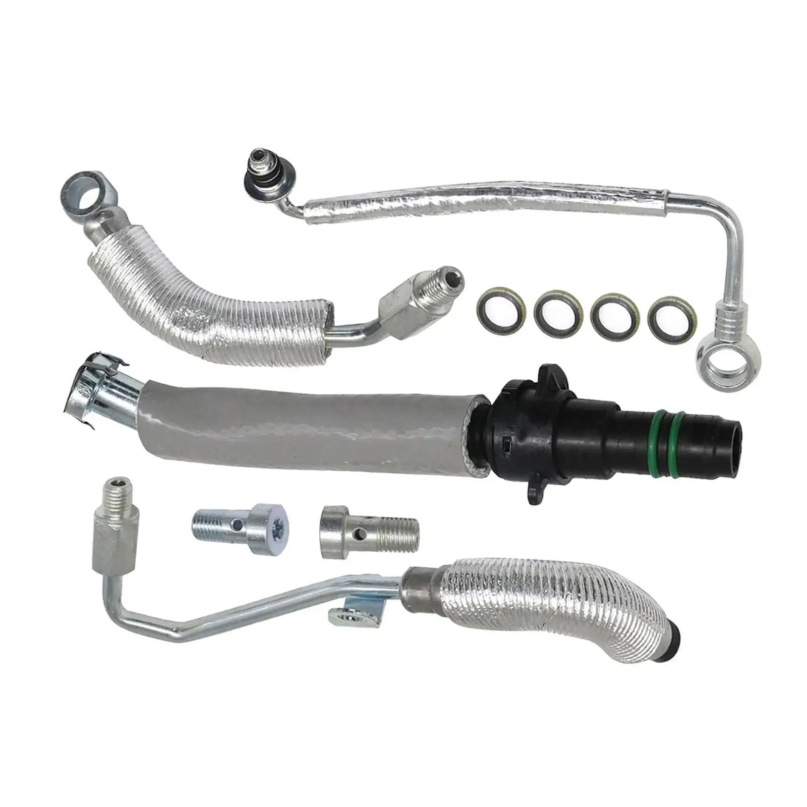 Car Turbo Oil Feed Pipe Turbocharger Return Drain Hose Kit Engine Replacement Parts for Chevrolet Sonic 2012-2019
Car Turbo Oil Feed Pipe Turbocharger Return Drain Hose Kit Engine Replacement Parts for Chevrolet Sonic 2012-2019
