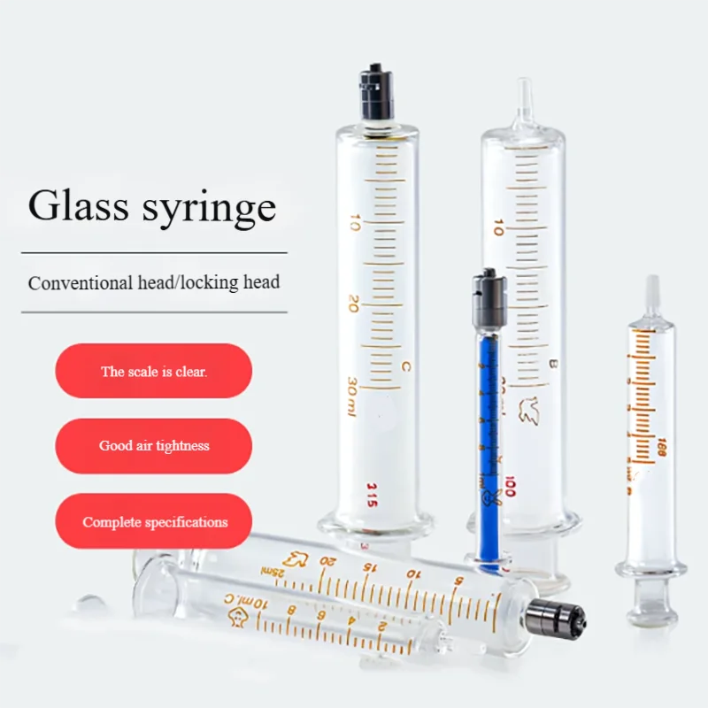 10PCS Glass syringe with locking head enema device extra large medium blue core syringe ink sampling dispenser
10PCS Glass syringe with locking head enema device extra large medium blue core syringe ink sampling dispenser