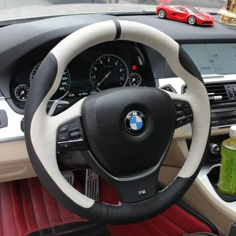 Сшитый вручную кожаный замшевый чехол на руль автомобиля для BMW 5 серии 530li 530 GT X7 X3 X5 3 серии 320i
Сшитый вручную кожаный замшевый чехол на руль автомобиля для BMW 5 серии 530li 530 GT X7 X3 X5 3 серии 320i
