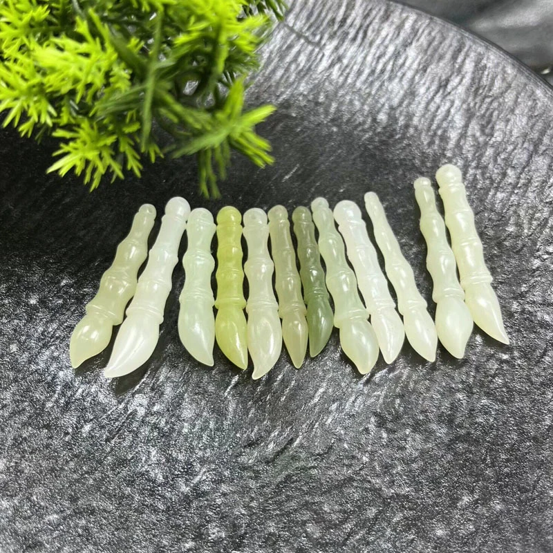 Hotan White , , Wenchang Pendant, Pen Necklace, Jade Stone
Hotan White , , Wenchang Pendant, Pen Necklace, Jade Stone