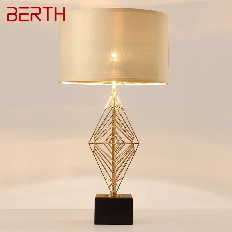 BERTH Contemporary Golden Table Lamp Nordic Fashionable Living Room Bedroom Creative LED Hollow Out Decoration Desk Light
BERTH Contemporary Golden Table Lamp Nordic Fashionable Living Room Bedroom Creative LED Hollow Out Decoration Desk Light