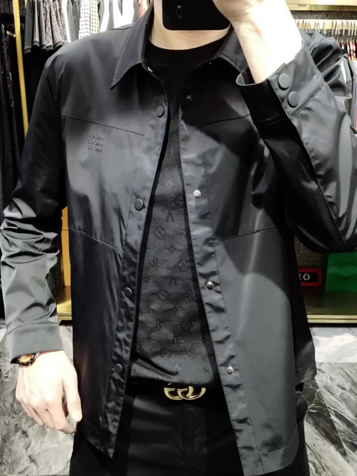 Men's Casual Long Sve Collared Jaet Comfortable Faionable Spring Outerwear Bla Versatile Youth Polyester Stand Fit
Men's Casual Long Sve Collared Jaet Comfortable Faionable Spring Outerwear Bla Versatile Youth Polyester Stand Fit